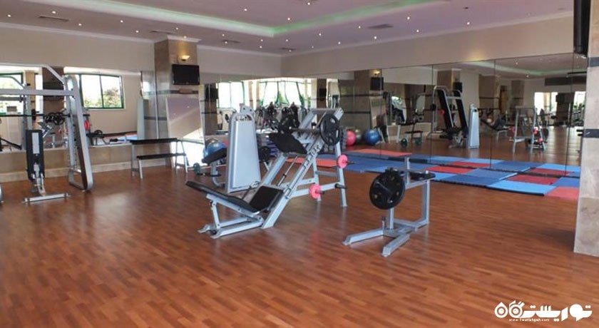 نمای سالن بدنسازی هتل